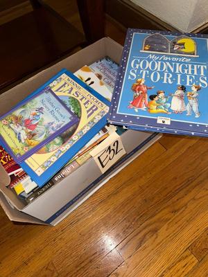 Sale Photo Thumbnail #62: E32-Box of books