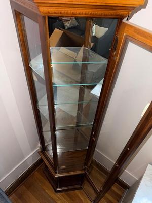 Sale Photo Thumbnail #111: E19-corner display Cabinet