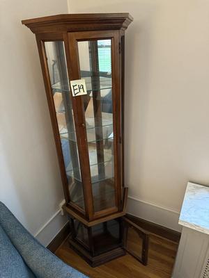 Sale Photo Thumbnail #109: E19-corner display Cabinet