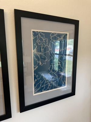 Sale Photo Thumbnail #115: E18-framed art trio