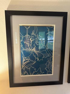 Sale Photo Thumbnail #113: E18-framed art trio