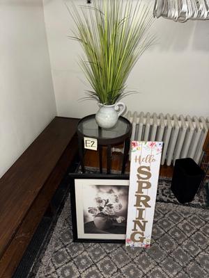 Sale Photo Thumbnail #157: E2-small plant stand plus decor
13 inch diameter, 32 inches tall