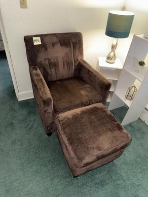 Sale Photo Thumbnail #187: MB6-Brown chair with ottoman