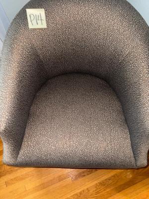 Sale Photo Thumbnail #208: P14-barrel armchair with accent pillow