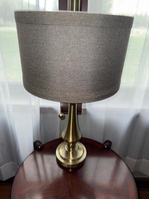Sale Photo Thumbnail #212: P3-Beautiful end table and table lamp