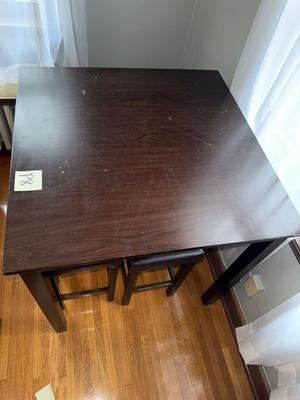 Sale Photo Thumbnail #224: P8-dining table with four stools

Does show normal wear