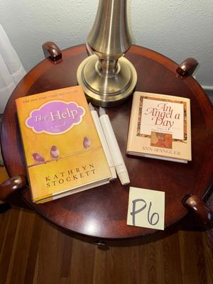 Sale Photo Thumbnail #232: P6-end table with table lamp and extras