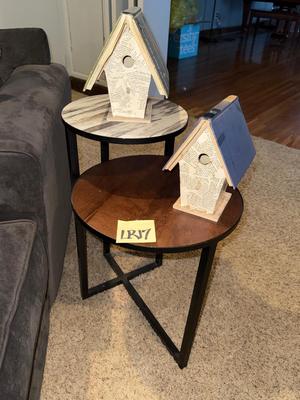 Sale Photo Thumbnail #261: LR17-Side table and book birdhouses
