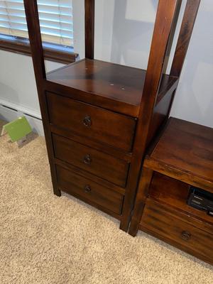 Sale Photo Thumbnail #281: LR13-large entertainment center unit

104“ x 17“ x 77.5“