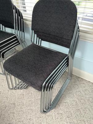Sale Photo Thumbnail #397: C6-nesting padded office chairs