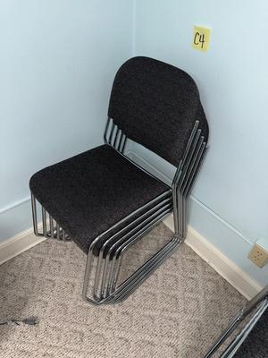 Sale Photo Thumbnail #401: C4-stackable office chairs