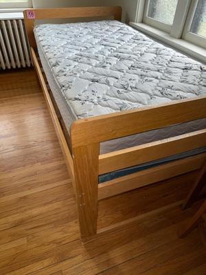 Sale Photo Thumbnail #429: 3B-twin mattress with wooden frame