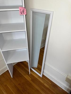 Sale Photo Thumbnail #462: 6E-Full length, mirror and shelf

16” x 12” x 79”