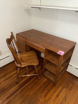 Sale Photo Thumbnail #499: 8E-desk with chair
42“ x 20“ x 29“