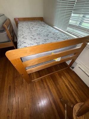 Sale Photo Thumbnail #504: 8D Twin mattress with wooden frame
