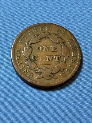 1837 CIRCULATED CONDITION U.S. LARGE CENT AS PICTURED.