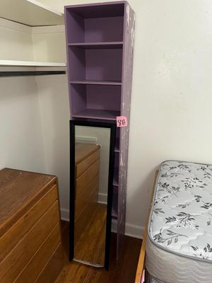 Sale Photo Thumbnail #509: 8B-shelf and mirror
16“ x 12“ x 79“