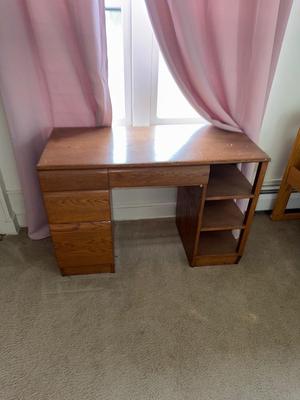 Sale Photo Thumbnail #519: 9C-mirror and desk

42” x 20” x 29”