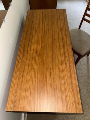 Sale Photo Thumbnail #606: 15A-desk with chair

42” x 18” x 31.5”