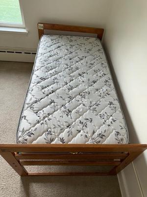 Sale Photo Thumbnail #649: 20B-Twin bed w wooden frame