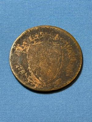 NEW JERSEY 1787 LOW BALL CONDITION COLONIAL COPPER COIN AS PICTURED.