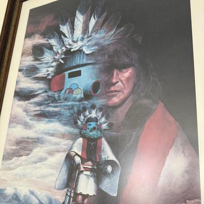 Henry De Keukelaere “I Am Kachina” Signed Print (LR-BM)