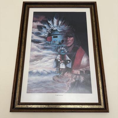 Henry De Keukelaere “I Am Kachina” Signed Print (LR-BM)