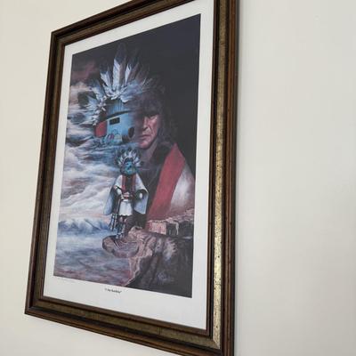 Henry De Keukelaere “I Am Kachina” Signed Print (LR-BM)