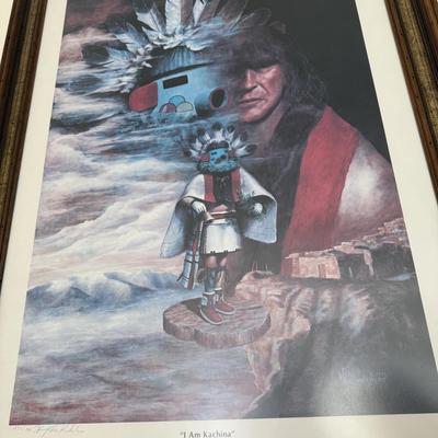 Henry De Keukelaere “I Am Kachina” Signed Print (LR-BM)