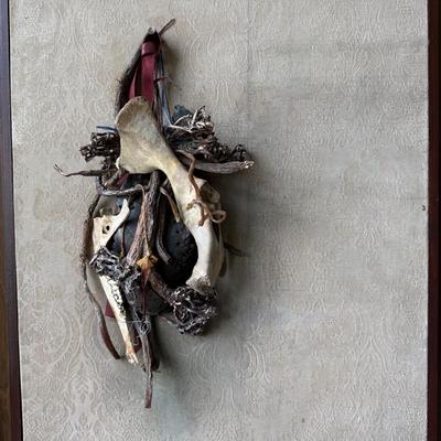 “Gracious Living” Mixed Media Art by Joyce Blunk (D-BM)