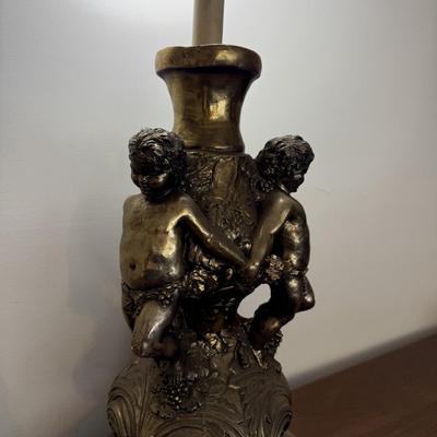 Hollywood Regency Inspired Cherub Lamp (LR-BM)