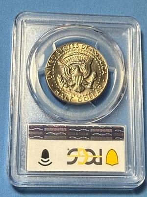 PCGS CERTIFIED 1983-P MS66 KENNEDY HALF DOLLAR COIN-TR7. (NO MINT SETS ISSUED 1983). GREYSHEET BID $55.