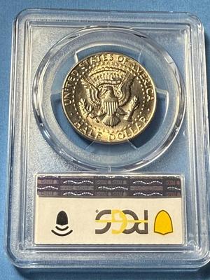 PCGS CERTIFIED 1983-P MS66 KENNEDY HALF DOLLAR COIN-TR8. (NO MINT SETS ISSUED 1983).