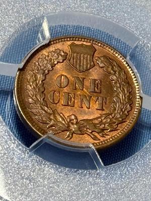 PCGS CERTIFIED 1904 MS63 RED/BROWN INDIAN HEAD CENT AS PICTURED.
