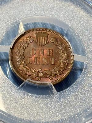 PCGS CERTIFIED 1905 MS63 BROWN INDIAN HEAD CENT AS PICTURED.