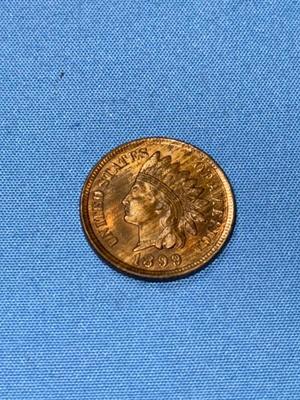 1899 MS63/64 QUALITY RED/BROWN INDIAN HEAD CENT AS PICTURED.