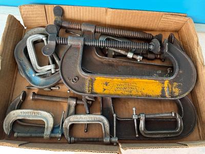 Large Adjustable C-Clamps