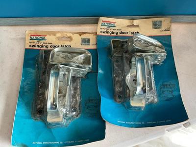 Unused National Swinging Door Latches