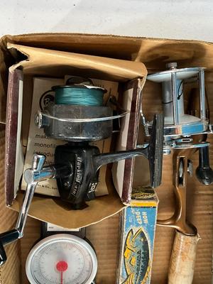 Vintage Fishing Scale with Reels