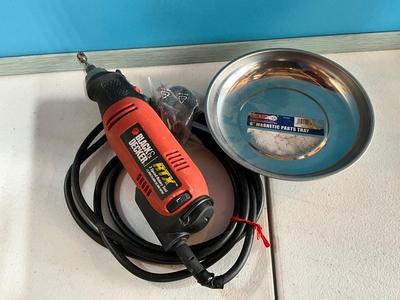 Black&Decker Rotary Tool & Magnetic Parts Tray