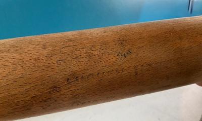 Vintage Mickey Mantel Wooden bat from the 1960s