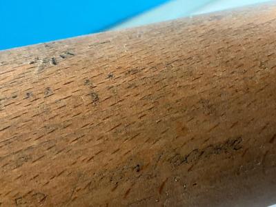 Vintage Mickey Mantel Wooden bat from the 1960s