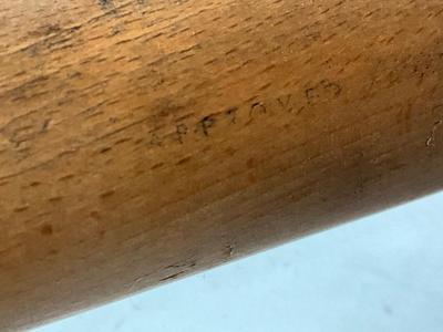 Vintage Mickey Mantel Wooden bat from the 1960s