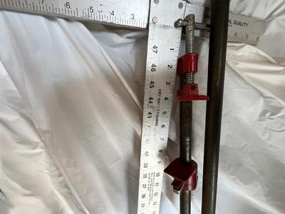 Pipe Clamps and Drywall T-Square