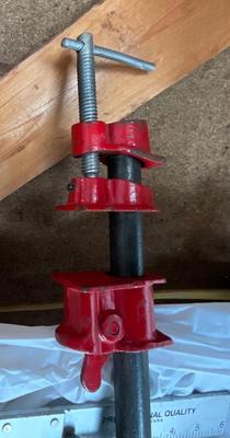 Pipe Clamps and Drywall T-Square