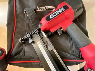 Two Tool Shop Finish Nailers with Bag, Tested/Works
