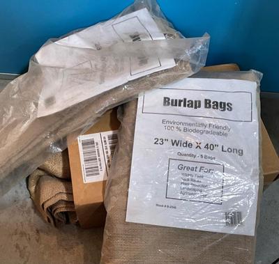 Burlap Bags roughly 10 (23x40in)