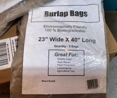 Burlap Bags roughly 10 (23x40in)