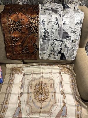 Silk scarves