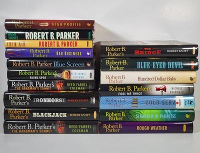 LOT 139G: Collection of Covered Hardback Books from Writer Robert B. Parker